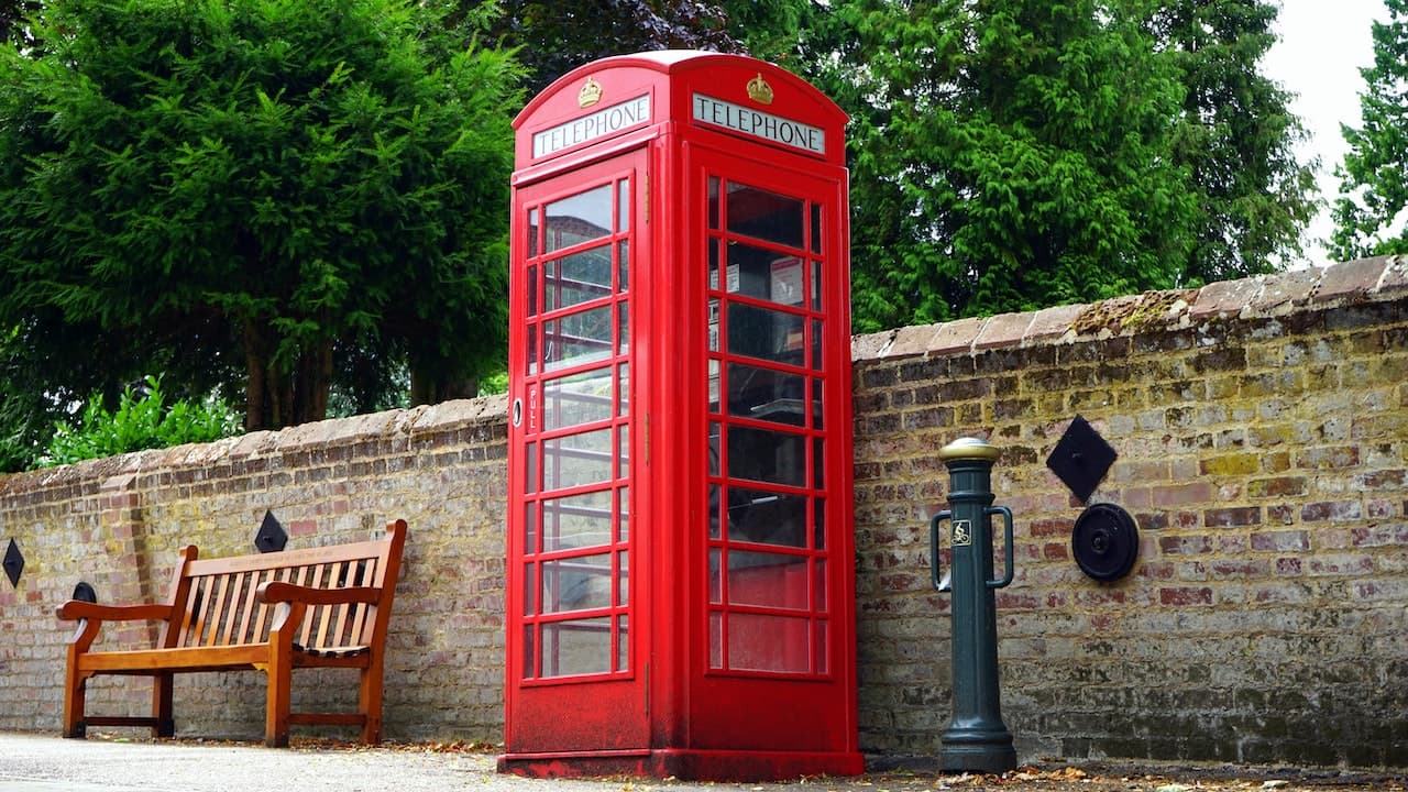 Red phone box